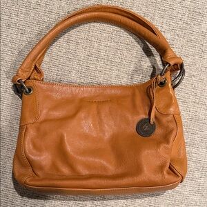 Wanderers Travel Co Petite Toulouse Leather Bag Purse- Tan- Immaculate!!